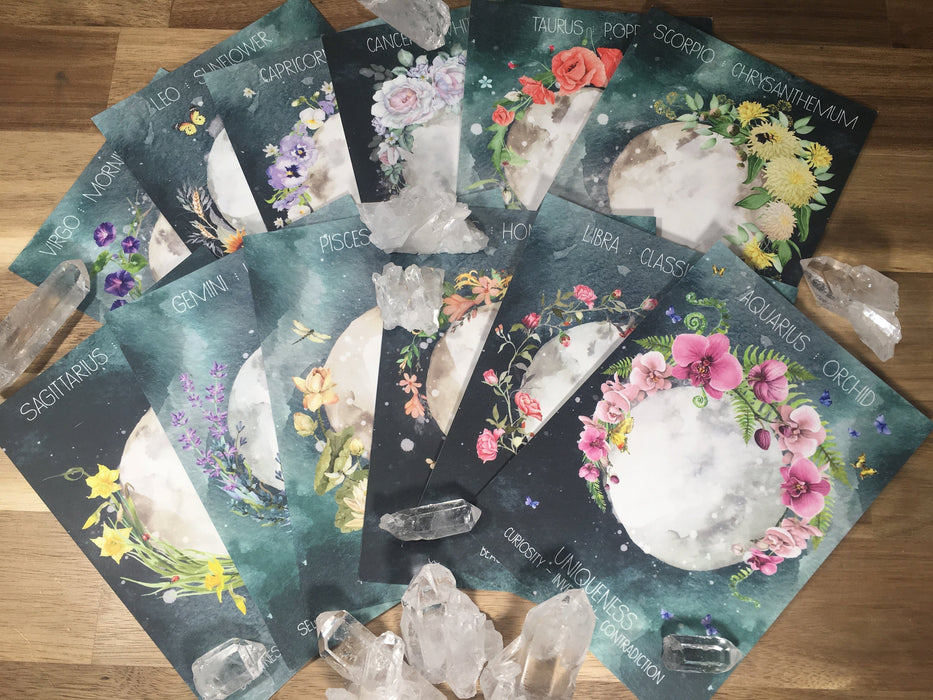Luna Botanica Altar Cards